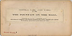 [65 Stereographic Views of Various Fountains, Central Park, New York], Various, American, Albumen silver prints