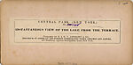 [75 Stereographic Views of the Esplanade, Central Park, New York], Various, American, Albumen silver prints