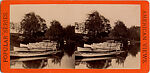 [46 Stereographic Views of Boat Landings and Boat Houses Near Bethesda Fountain, Central Park, New York], Various, American, Albumen silver prints
