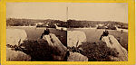 [46 Stereographic Views of Boat Landings and Boat Houses Near Bethesda Fountain, Central Park, New York], Various, American, Albumen silver prints