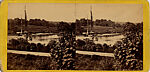 [46 Stereographic Views of Boat Landings and Boat Houses Near Bethesda Fountain, Central Park, New York], Various, American, Albumen silver prints