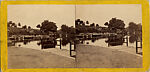 [46 Stereographic Views of Boat Landings and Boat Houses Near Bethesda Fountain, Central Park, New York], Various, American, Albumen silver prints