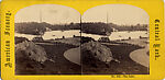 [46 Stereographic Views of Boat Landings and Boat Houses Near Bethesda Fountain, Central Park, New York], Various, American, Albumen silver prints