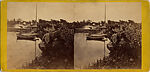 [46 Stereographic Views of Boat Landings and Boat Houses Near Bethesda Fountain, Central Park, New York], Various, American, Albumen silver prints