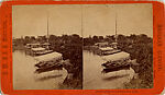 [46 Stereographic Views of Boat Landings and Boat Houses Near Bethesda Fountain, Central Park, New York], Various, American, Albumen silver prints