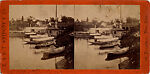 [46 Stereographic Views of Boat Landings and Boat Houses Near Bethesda Fountain, Central Park, New York], Various, American, Albumen silver prints