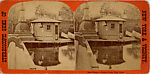 [46 Stereographic Views of Boat Landings and Boat Houses Near Bethesda Fountain, Central Park, New York], Various, American, Albumen silver prints
