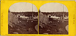 [46 Stereographic Views of Boat Landings and Boat Houses Near Bethesda Fountain, Central Park, New York], Various, American, Albumen silver prints