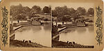 [46 Stereographic Views of Boat Landings and Boat Houses Near Bethesda Fountain, Central Park, New York], Various, American, Albumen silver prints