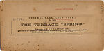 [16 Stereographic Views of Terrace Designs: Close-Up, Central Park, New York], Various, American, Albumen silver prints