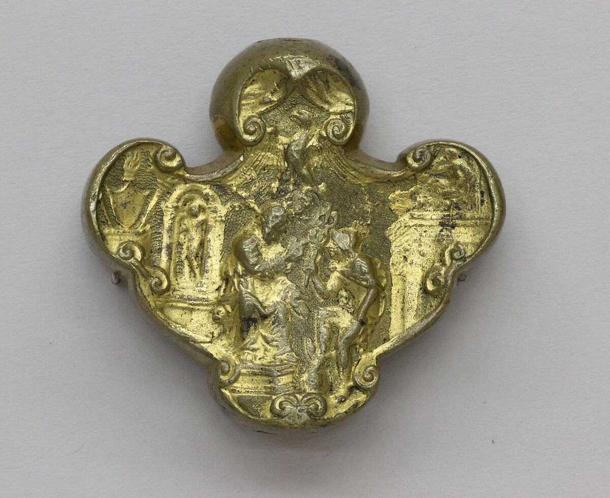 Sword Pommel, Bronze, gold, Italian 
