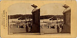 [15 Stereographic Views of Terrace Flower Vases, Central Park, New York], Various, American, Albumen silver prints