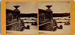 [15 Stereographic Views of Terrace Flower Vases, Central Park, New York], Various, American, Albumen silver prints