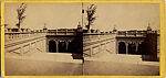 [20 Stereographic Views of Terrace Arcade, Central Park, New York], Various, American, Albumen silver prints