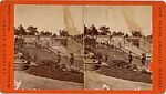 [52 Stereographic Views of Terrace Stairs, Central Park, New York], Various, American, Albumen silver prints