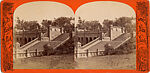 [52 Stereographic Views of Terrace Stairs, Central Park, New York], Various, American, Albumen silver prints