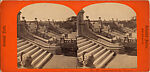 [52 Stereographic Views of Terrace Stairs, Central Park, New York], Various, American, Albumen silver prints
