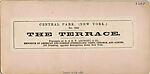 [52 Stereographic Views of Terrace Stairs, Central Park, New York], Various, American, Albumen silver prints