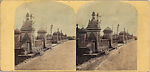 [80 Stereographic Views of Terrace Stonework:  Close-Up Sections and Distant Views, Central Park, New York], Various, American, Albumen silver prints