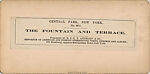 [107  Stereographic Views of Terrace:  Distant Views, Central Park, New York], Various, American, Albumen silver prints
