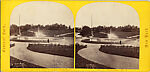 [107  Stereographic Views of Terrace:  Distant Views, Central Park, New York], Various, American, Albumen silver prints