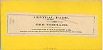[107  Stereographic Views of Terrace:  Distant Views, Central Park, New York], Various, American, Albumen silver prints