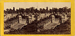 [107  Stereographic Views of Terrace:  Distant Views, Central Park, New York], Various, American, Albumen silver prints