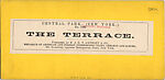 [107  Stereographic Views of Terrace:  Distant Views, Central Park, New York], Various, American, Albumen silver prints