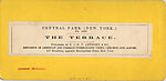 [107  Stereographic Views of Terrace:  Distant Views, Central Park, New York], Various, American, Albumen silver prints