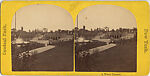 [107  Stereographic Views of Terrace:  Distant Views, Central Park, New York], Various, American, Albumen silver prints