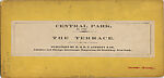 [107  Stereographic Views of Terrace:  Distant Views, Central Park, New York], Various, American, Albumen silver prints