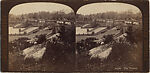 [107  Stereographic Views of Terrace:  Distant Views, Central Park, New York], Various, American, Albumen silver prints