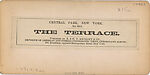 [107  Stereographic Views of Terrace:  Distant Views, Central Park, New York], Various, American, Albumen silver prints