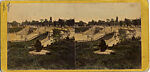 [107  Stereographic Views of Terrace:  Distant Views, Central Park, New York], Various, American, Albumen silver prints