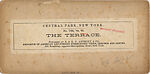 [107  Stereographic Views of Terrace:  Distant Views, Central Park, New York], Various, American, Albumen silver prints