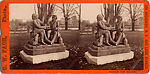 [29 Stereographic View of Auld Lang Syne Statue, Central Park, New York], Various, American, Albumen silver prints