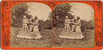 [29 Stereographic View of Auld Lang Syne Statue, Central Park, New York], Various, American, Albumen silver prints
