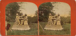[29 Stereographic View of Auld Lang Syne Statue, Central Park, New York], Various, American, Albumen silver prints