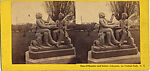 [29 Stereographic View of Auld Lang Syne Statue, Central Park, New York], Various, American, Albumen silver prints