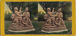 [29 Stereographic View of Auld Lang Syne Statue, Central Park, New York], Various, American, Albumen silver prints