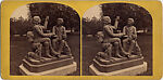 [29 Stereographic View of Auld Lang Syne Statue, Central Park, New York], Various, American, Albumen silver prints