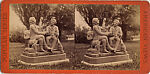 [29 Stereographic View of Auld Lang Syne Statue, Central Park, New York], Various, American, Albumen silver prints
