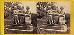 [29 Stereographic View of Auld Lang Syne Statue, Central Park, New York], Various, American, Albumen silver prints
