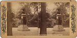 [2 Stereographic Views of Beethoven Statue, Central Park, New York], Various, American, Albumen silver prints