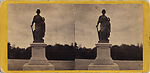 [17 Stereographic Views of Commerce Statue, Central Park, New York], Various, American, Albumen silver prints