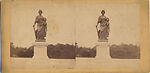 [17 Stereographic Views of Commerce Statue, Central Park, New York], Various, American, Albumen silver prints