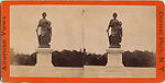[17 Stereographic Views of Commerce Statue, Central Park, New York], Various, American, Albumen silver prints