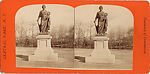 [17 Stereographic Views of Commerce Statue, Central Park, New York], Various, American, Albumen silver prints
