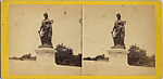 [17 Stereographic Views of Commerce Statue, Central Park, New York], Various, American, Albumen silver prints