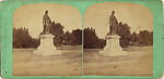 [17 Stereographic Views of Commerce Statue, Central Park, New York], Various, American, Albumen silver prints